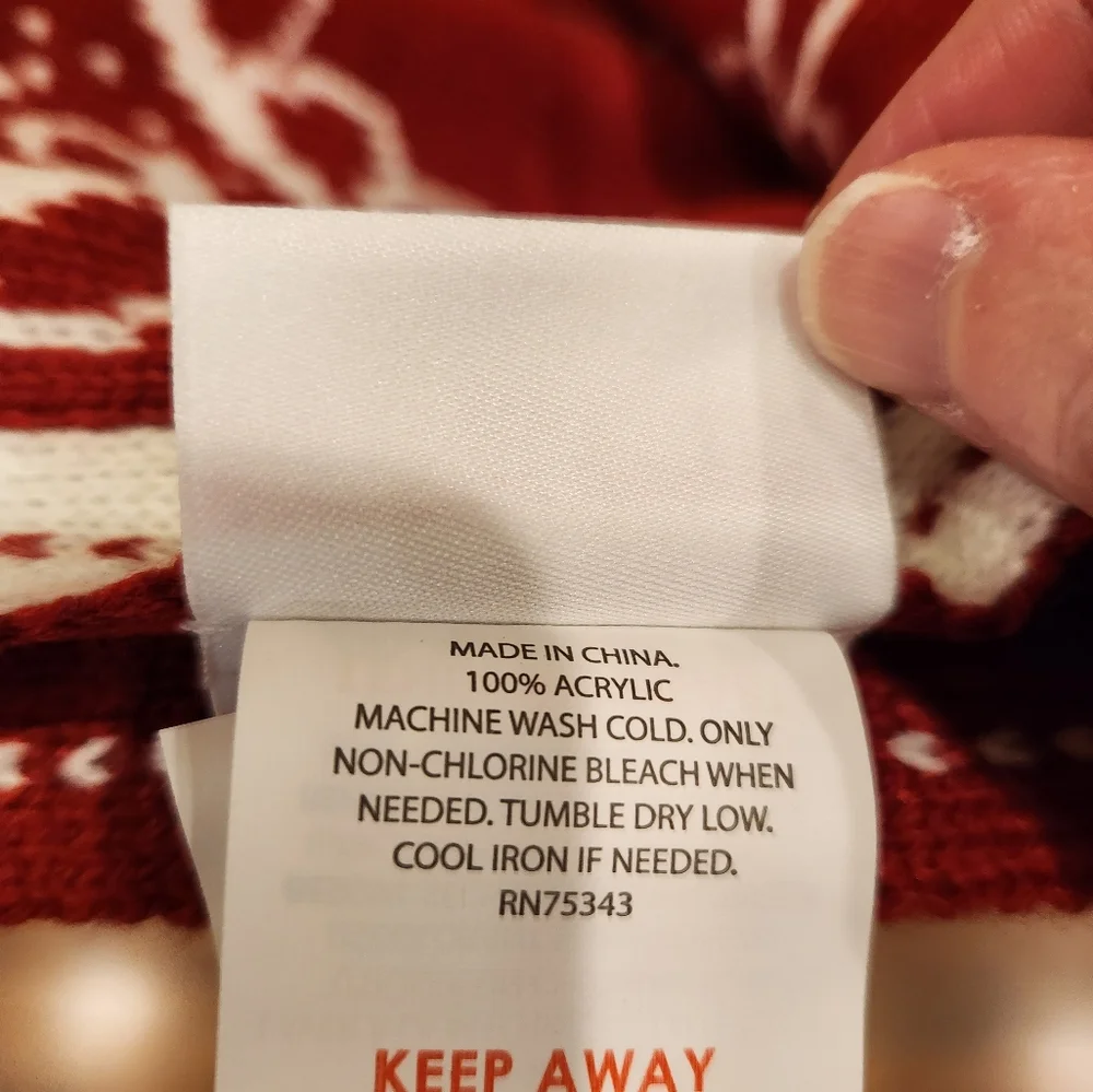 NWT! Christmas reindeer throw